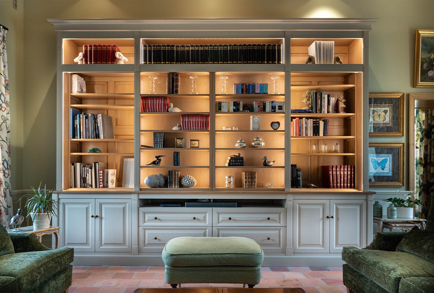 bibliothèque sur mesure cannes
